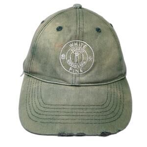 BIG Baseball Cap Green OSFM White Pine Forest Engineers Adjustable Cotton Hat